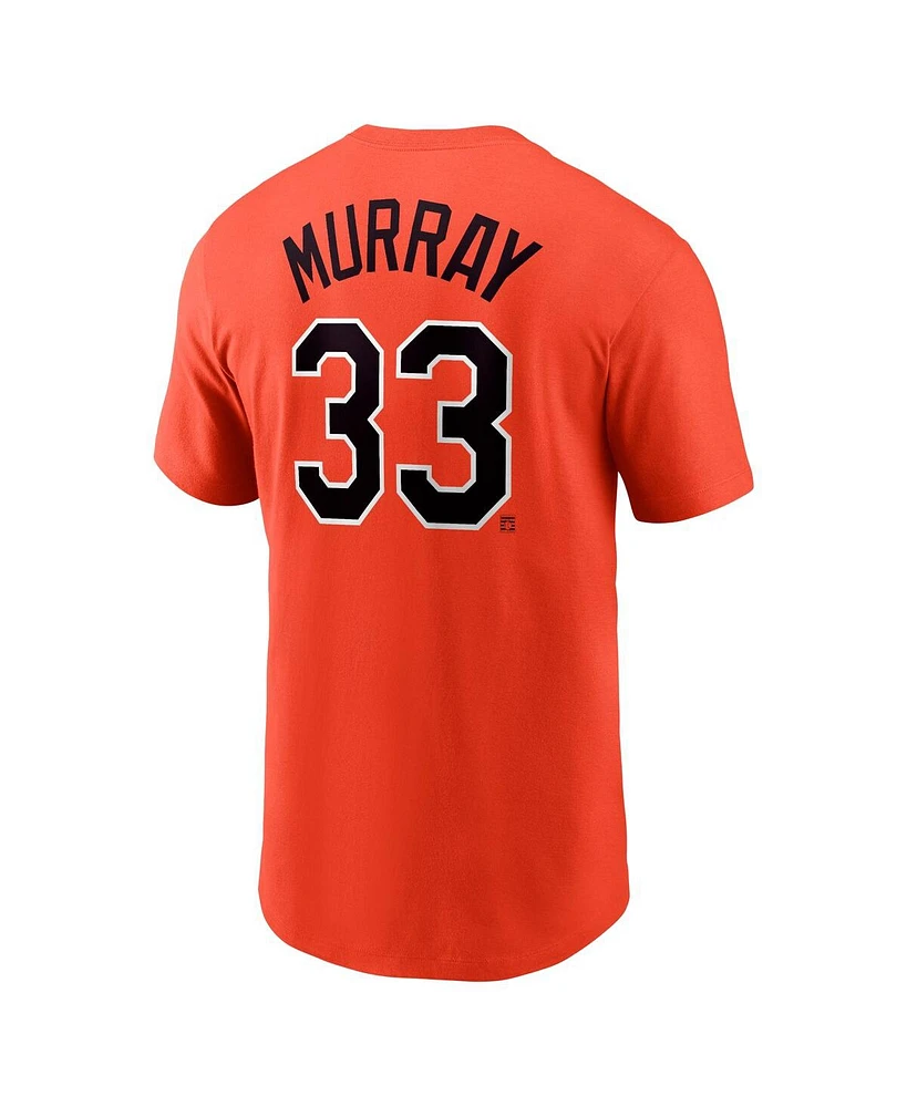 Nike Men's Eddie Murray Orange Baltimore Orioles Cooperstown Collection Fuse Name Number T-Shirt
