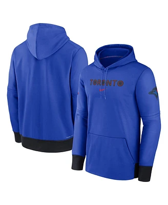 Nike Men's Royal Toronto Blue Jays 2024 City Connect Authentic Collection Practice Performance Pullover Hoodie