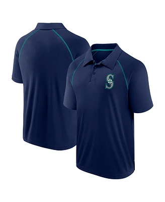 Fanatics Men's Navy Seattle Mariners Strong Alone Raglan Polo