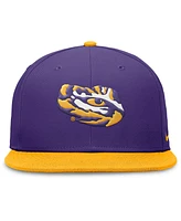 Nike Men's Purple/Gold Lsu Tigers Performance Fitted Hat