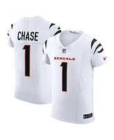 Nike Men's Ja'Marr Chase White Cincinnati Bengals Vapor F.u.s.e. Elite Jersey