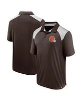 Fanatics Men's Brown Cleveland Browns Primary Polo