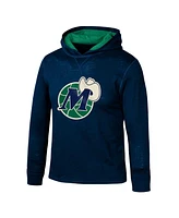 Mitchell & Ness Big Boys and Girls Blue Dallas Mavericks Hardwood Classics Legendary Slub Lightweight Pullover Hoodie