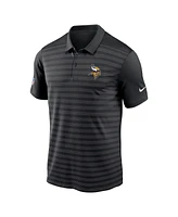 Nike Men's Black Minnesota Vikings 2024 Sideline Victory Performance Polo