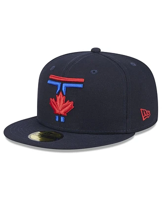 New Era Men's Navy Toronto Blue Jays 2024 City Connect 59FIFTY Fitted Hat