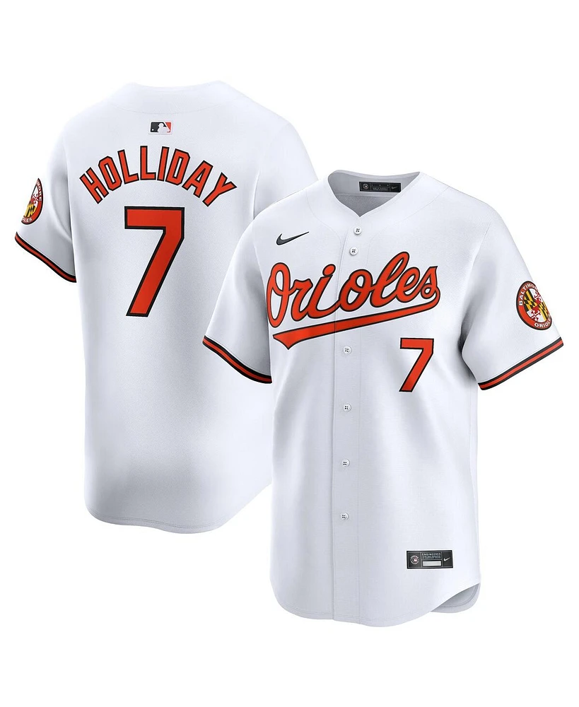 Nike Men's Jackson Holliday White Baltimore Orioles Home Limited Player Jersey