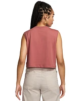 Nike Women's Sportswear Club Cropped Sleeveless T-Shirt