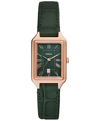 Fossil Women's Quartz Green Croco Watch 23mm
