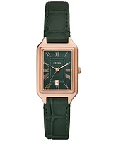 Fossil Women's Quartz Green Croco Watch 23mm