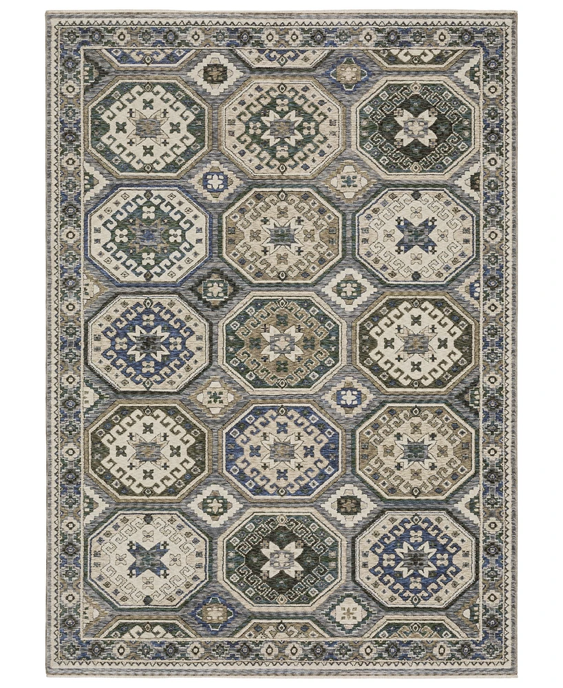 Oriental Weavers Hastings HA05H 2'3x7'6 Runner Area Rug