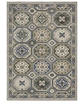 Oriental Weavers Hastings HA05H 2'3x7'6 Runner Area Rug