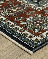 Oriental Weavers Vivian VI05A 2'3x7'6 Runner Area Rug