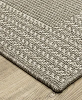 Oriental Weavers Caicos CA05A 1'10x7'6 Runner Area Rug