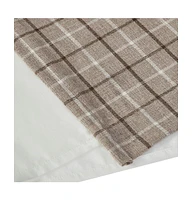 Madison Park Anaheim Plaid Curtain 1 Panel for bedroom, Rob Pocket/Back Tab fit up to 1.25 inches rod Single Living Room