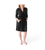 Kindred Bravely Maternity Emmaline Postpartum Robe - two belt positions