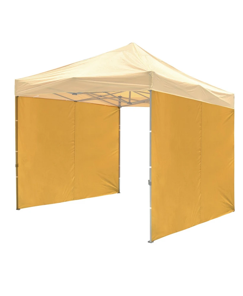 Instahibit 1080D 120g Privacy Sidewall UV30+ Fits 10x10ft Canopy Gazebo 2 Pieces