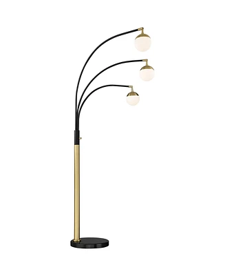 Possini Euro Design Rayne Modern Mid Century Arc Floor Lamp 3