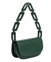 Melie Bianco Women's Inez Magnetic Snap Shoulder Handbag