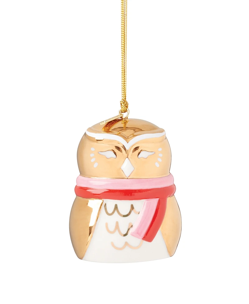 Kate Spade Be Jolly Owl Ornament