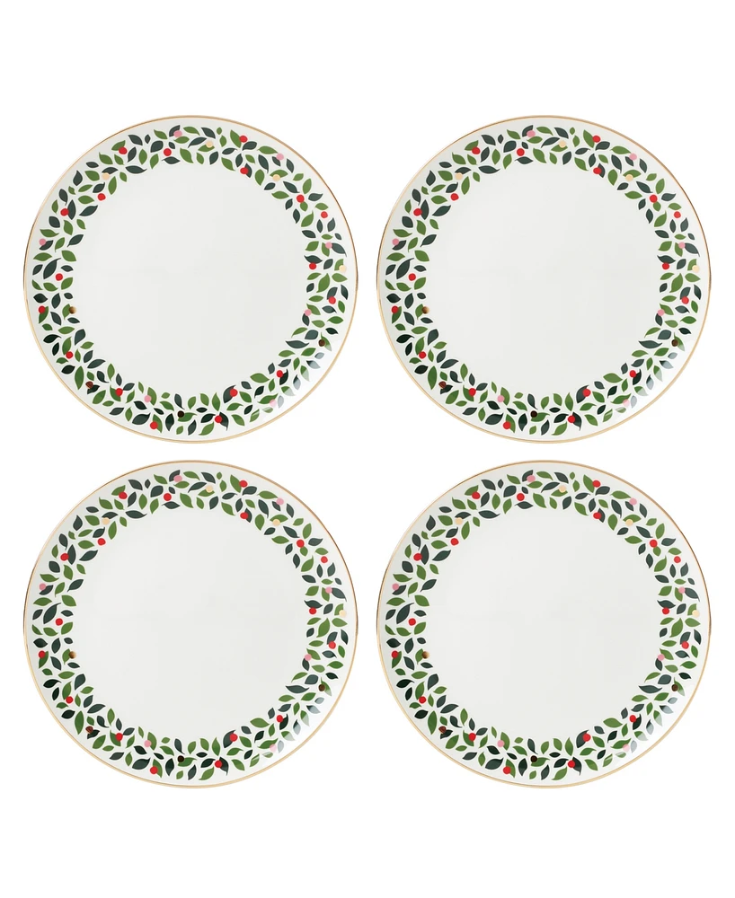 Kate Spade Evergreen 4-Piece Dinner Plates