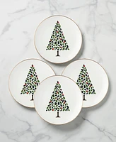 Kate Spade Evergreen 4-Piece Accent Plates