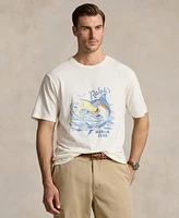 Polo Ralph Lauren Men's Big & Tall Slub Jersey Graphic T-Shirt