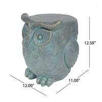 Versatile Owl Garden Stool Easy Assembly, Suits Any Decor