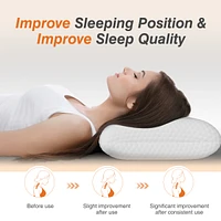 Simplie Fun Cooling Gel Memory Foam Pillow with Washable Case and Neck Support