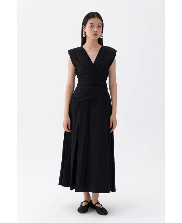 green emerald velvet dress Carve Designs - Womens Macy Dress