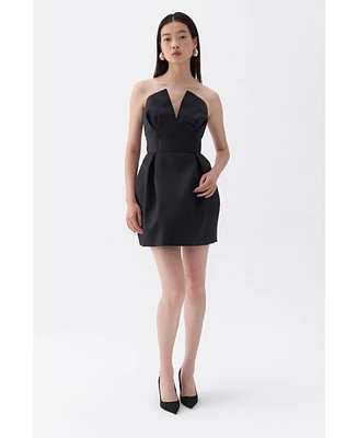 Nocturne Women's Strapless Mini Dress