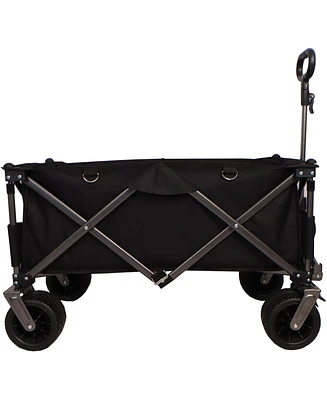 Simplie Fun Compact Folding Wagon Spacious for Hauling, Sturdy for Any Terrain