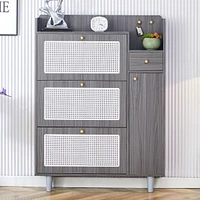 Elegant Vine Shaped Shoe Cabinet Retro Charm for Your Porch