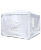 10'x10' Party Tent Outdoor Heavy Duty Gazebo Wedding Canopy + 4 Removable Walls