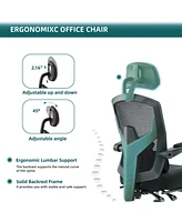 Streamdale Furniture Mesh High Back Ergonomic Office Chair Lumbar Support Pillow Computer Desk Chair