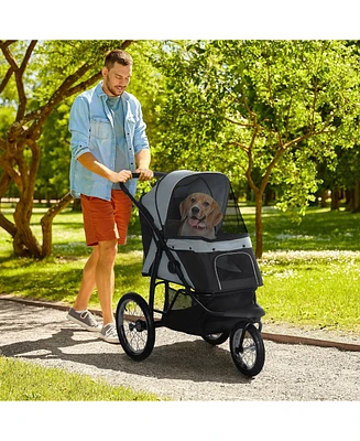 Simplie Fun Premium Dog Stroller Smooth Ride, Safe, and Comfortable