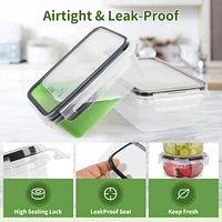 32 Pcs (16Pack) Bpa-free Food Storage Containers Set with Lids