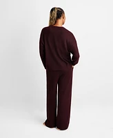 State of Day Women's Indulge & Rest Sweater Loungewear Set, Created for Macy's