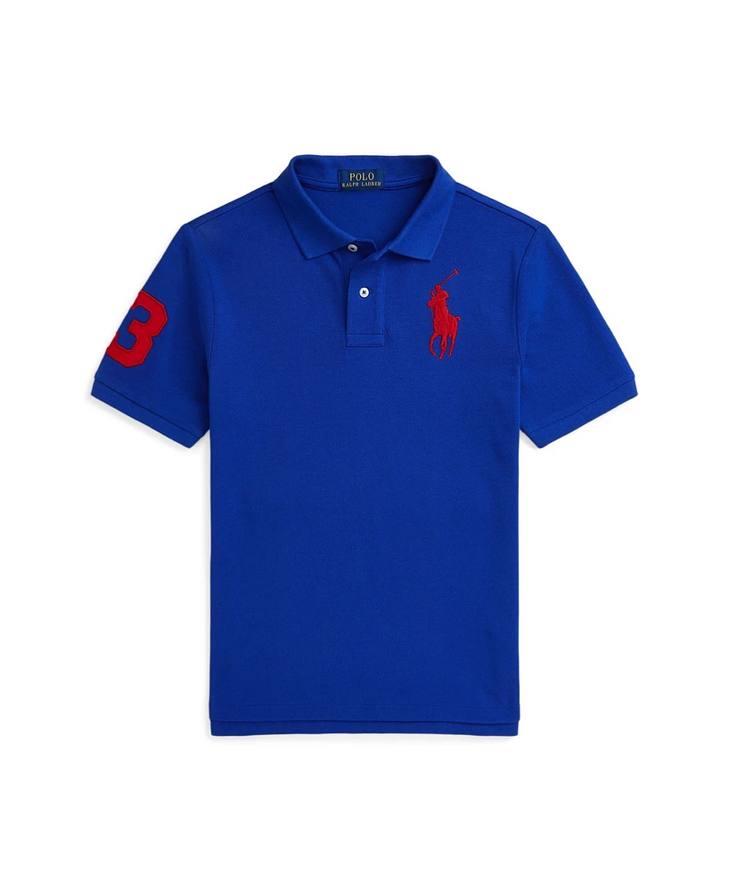 Polo Ralph Lauren Big Boys Pony Cotton Mesh Shirt