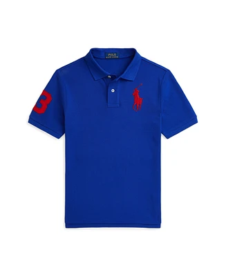 Polo Ralph Lauren Big Boys Pony Cotton Mesh Shirt