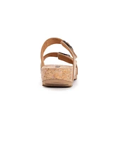 Muk Luks Women's Presley Platform 2 Strap Sandal