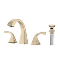 Streamdale Furniture 2-Handle Bathroom Sink Faucet With Drain