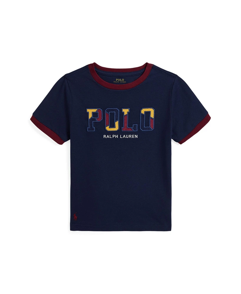 Polo Ralph Lauren Toddler and Little Boys Corduroy-Logo Cotton Jersey Tee