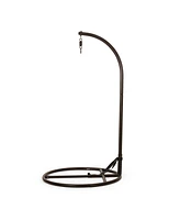 Streamdale Furniture Free-Standing Iron Hammock Chair Stand for Indoor-Outdoor Use