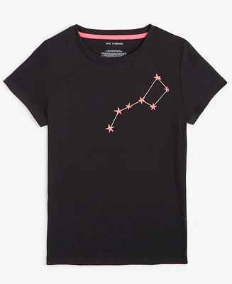 Epic Threads Girls Short-Sleeve Ursa Major Graphic T-Shirt, Created for Macy's