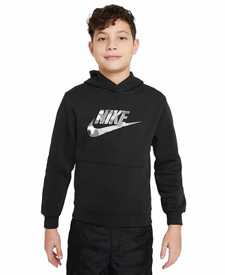 Nike Big Kids Sportswear Club Fleece Logo Hoodie