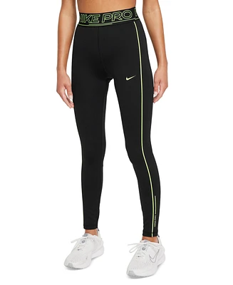 Nike Big Girls Pro Dri-fit Mid-Rise Leggings