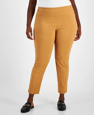 Jm Collection Plus Pull-On Cambridge Pants, Created for Macy's