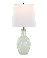 Lumisource Gloria Round 20" Contemporary Glass Accent - Set of 2 Lamp