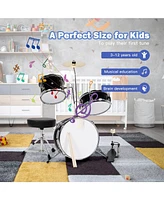 5 Pieces Junior Drum Set with 5 Drums