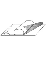 10x12ft Heavy Duty Reinforced Poly Tarp 10-mil All Purpose Canopy Tent Cover Waterproof Tarpaulin